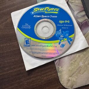 The Learning Company StarFlyers Alien Space Chase PC CD ROM Game Ages 5-8